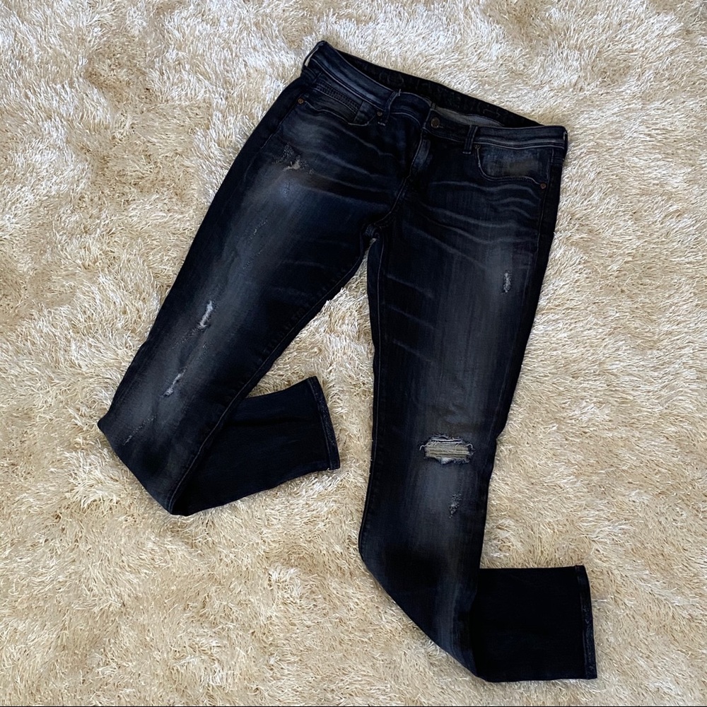 Buckle Black Black Skinny